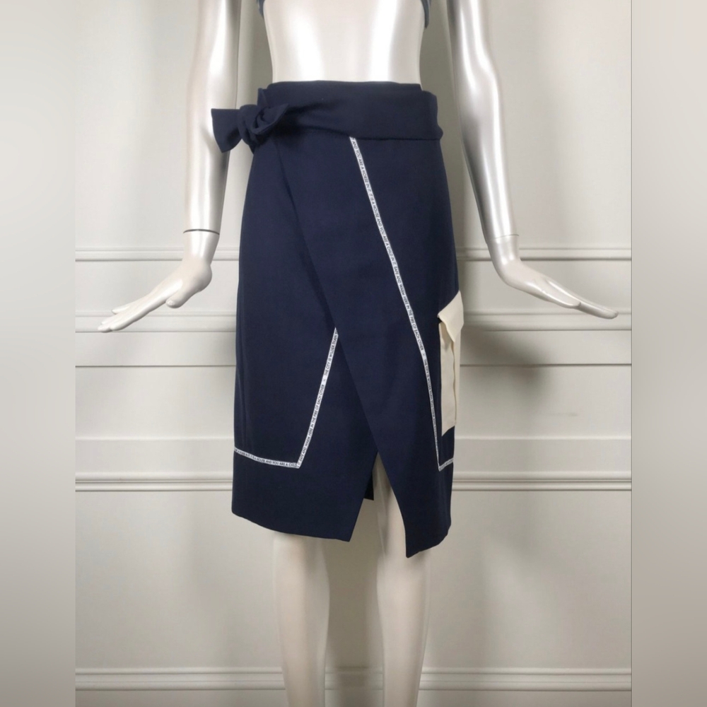 Each x Other & Robert Montgomery Limited Edition  100% Wool Wrap Skirt